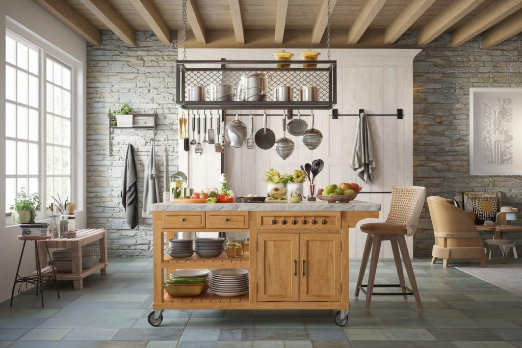 Rolling Kitchen Islands