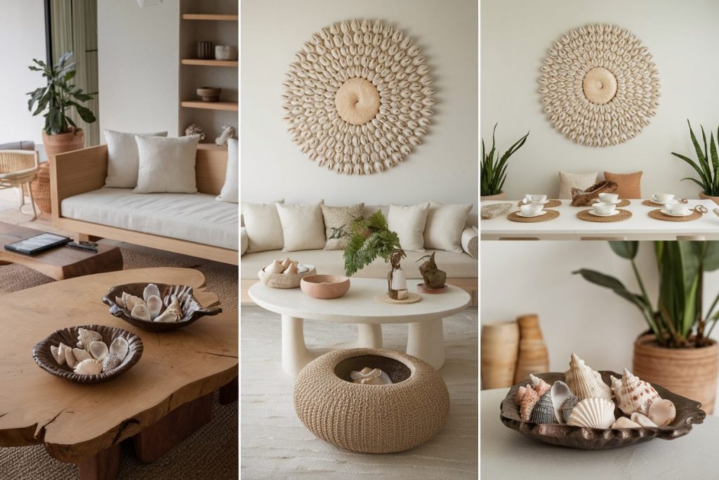 Decorating with Seashells Bohemian Style