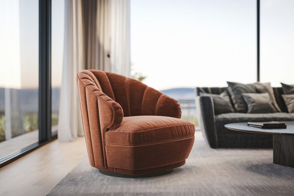 best fabric swivel chairs for living room