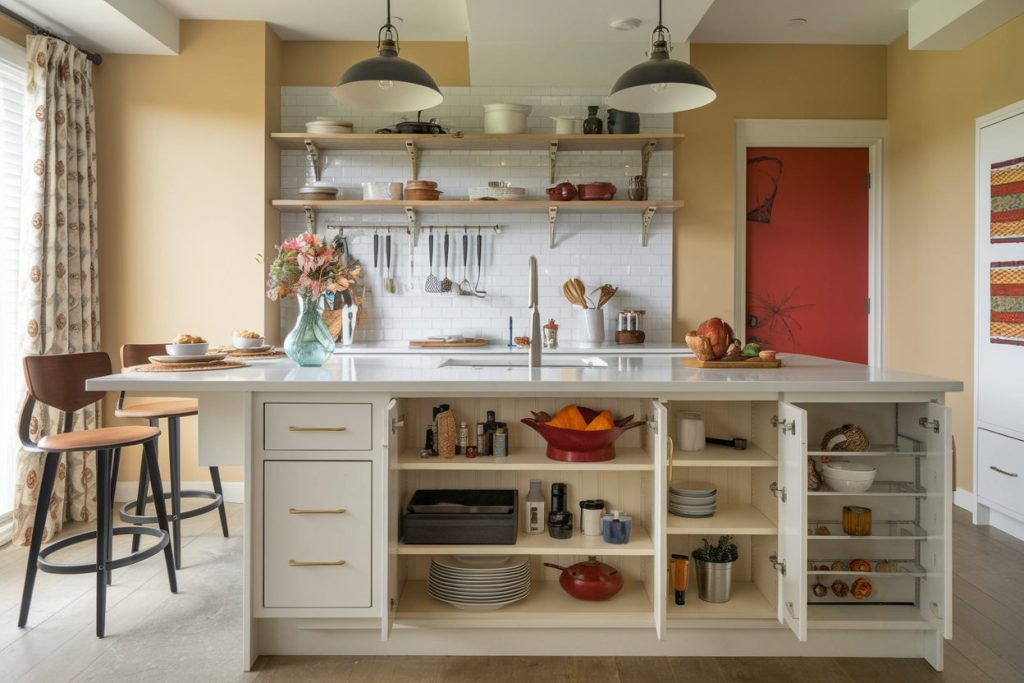 Kitchen Island with Storage