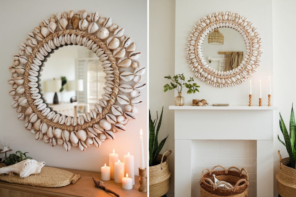 Seashell Mirrors