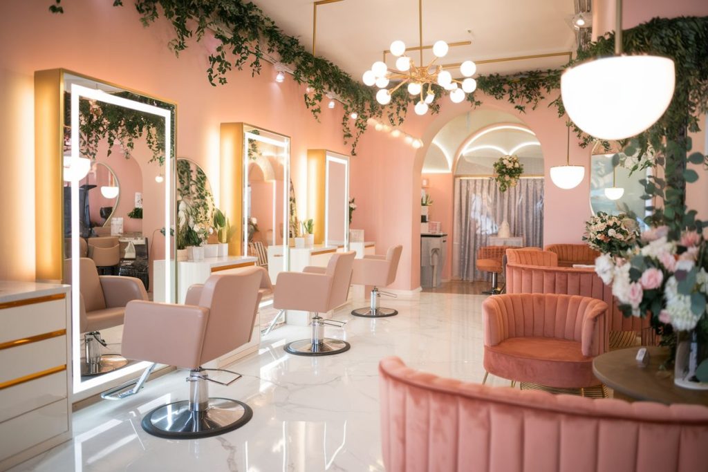 beauty salon interior design