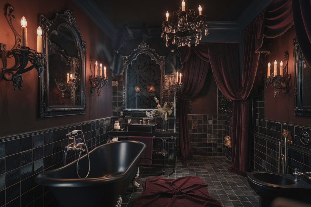 Gothic Bathroom Decor