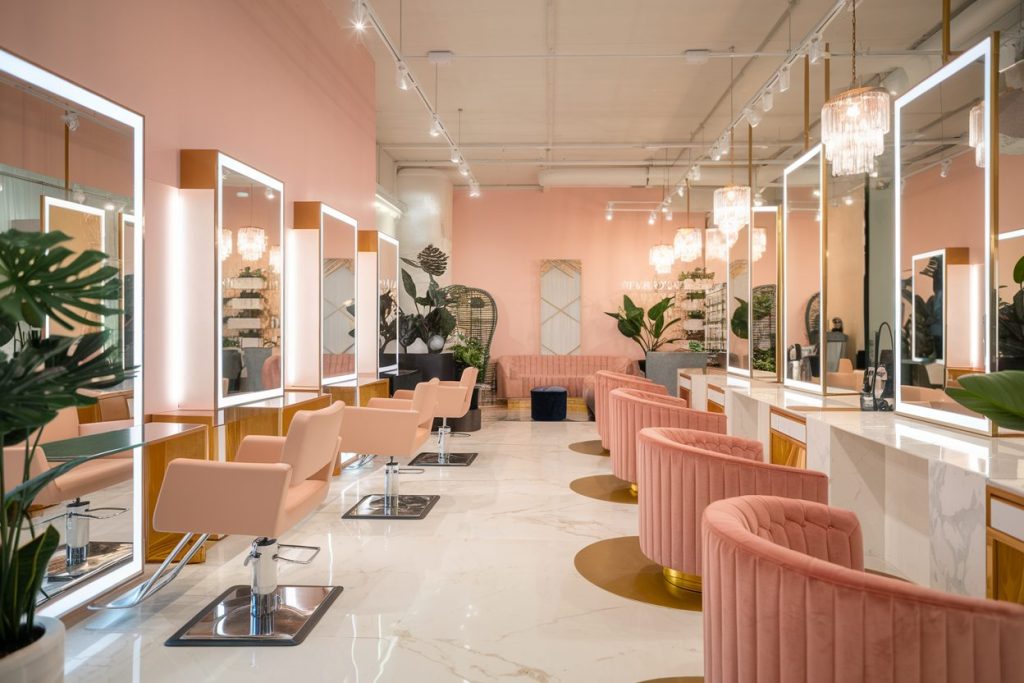 beauty salon interior design ideas