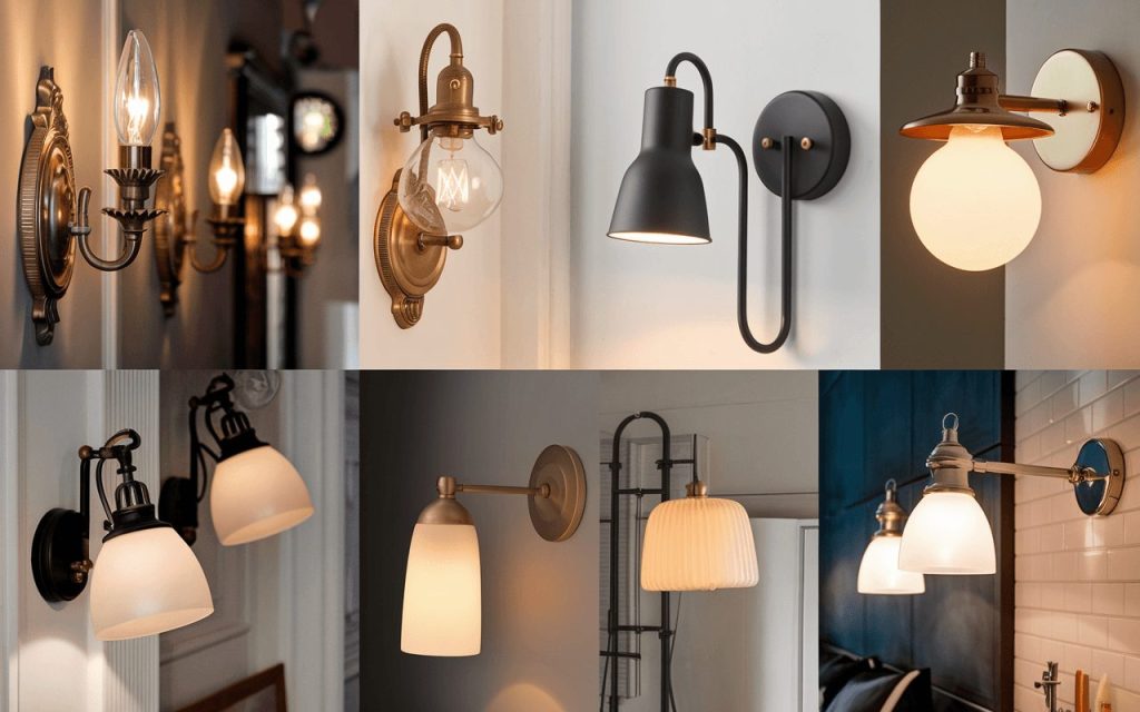 collection of wall sconces