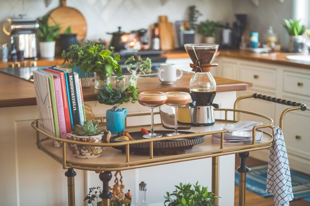 kitchen bar cart island​