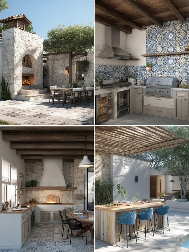 Stylish Backyard Outdoor Kitchen Design Themes