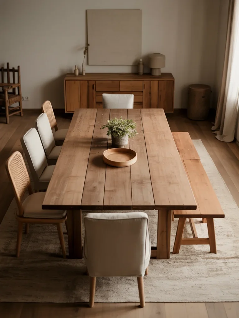 Earthy Dining Room Furniture Ideas